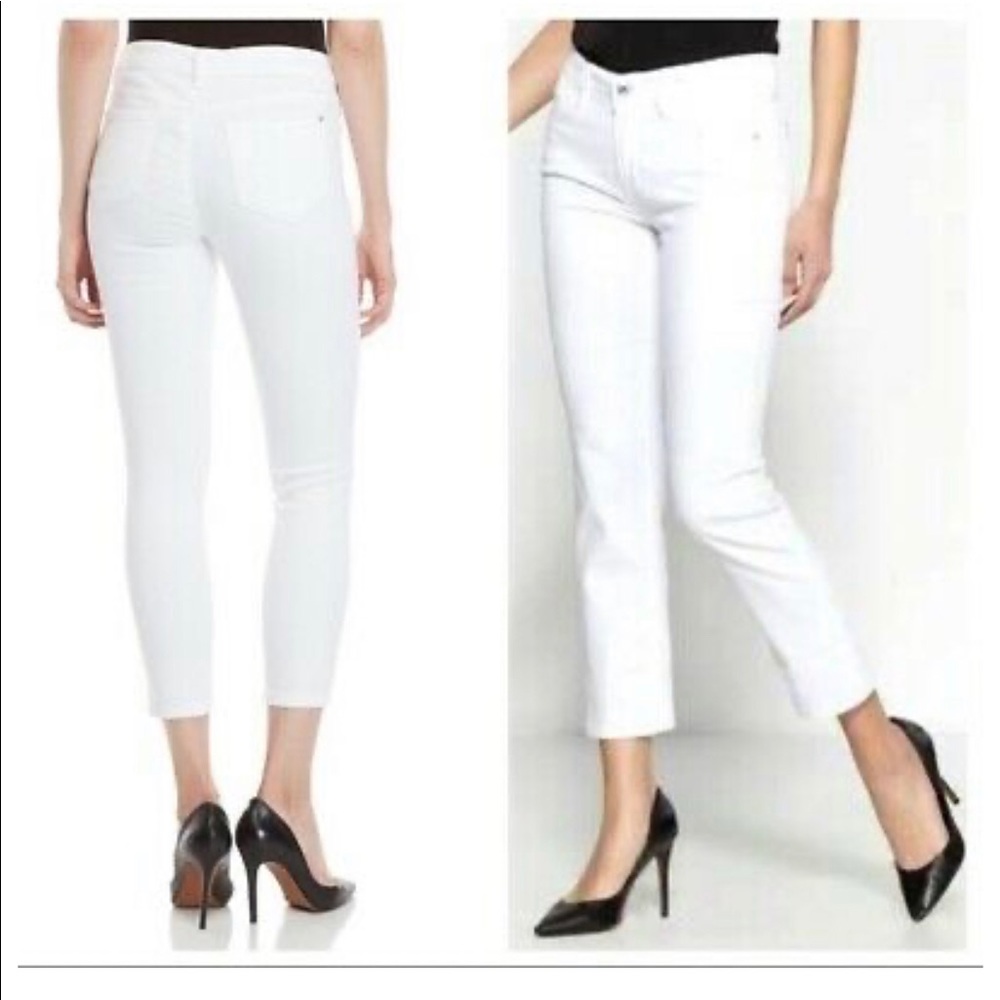 Kenzie Size 4 white skinny jeans